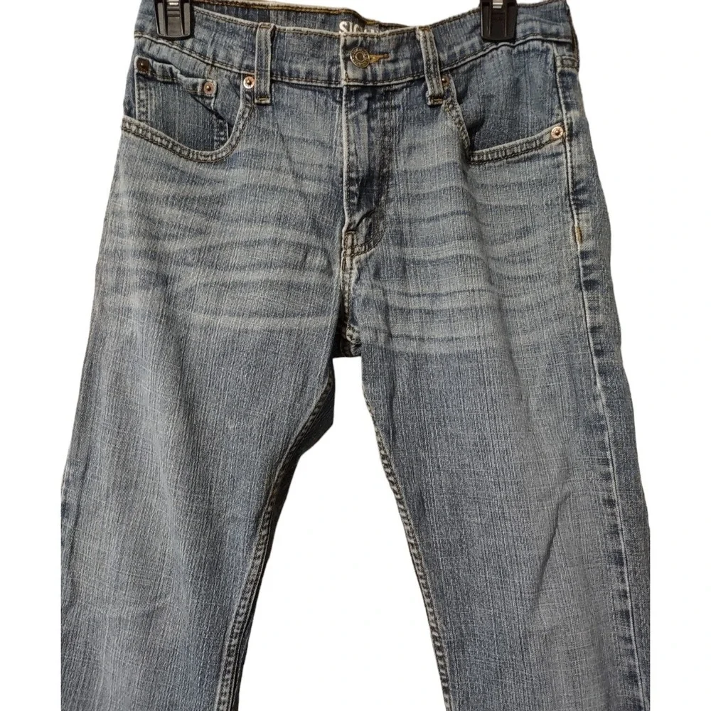 Signature By Levi Strauss S61 Jeans Mens 29x28 Relaxed 5 Pocket Blue Denim